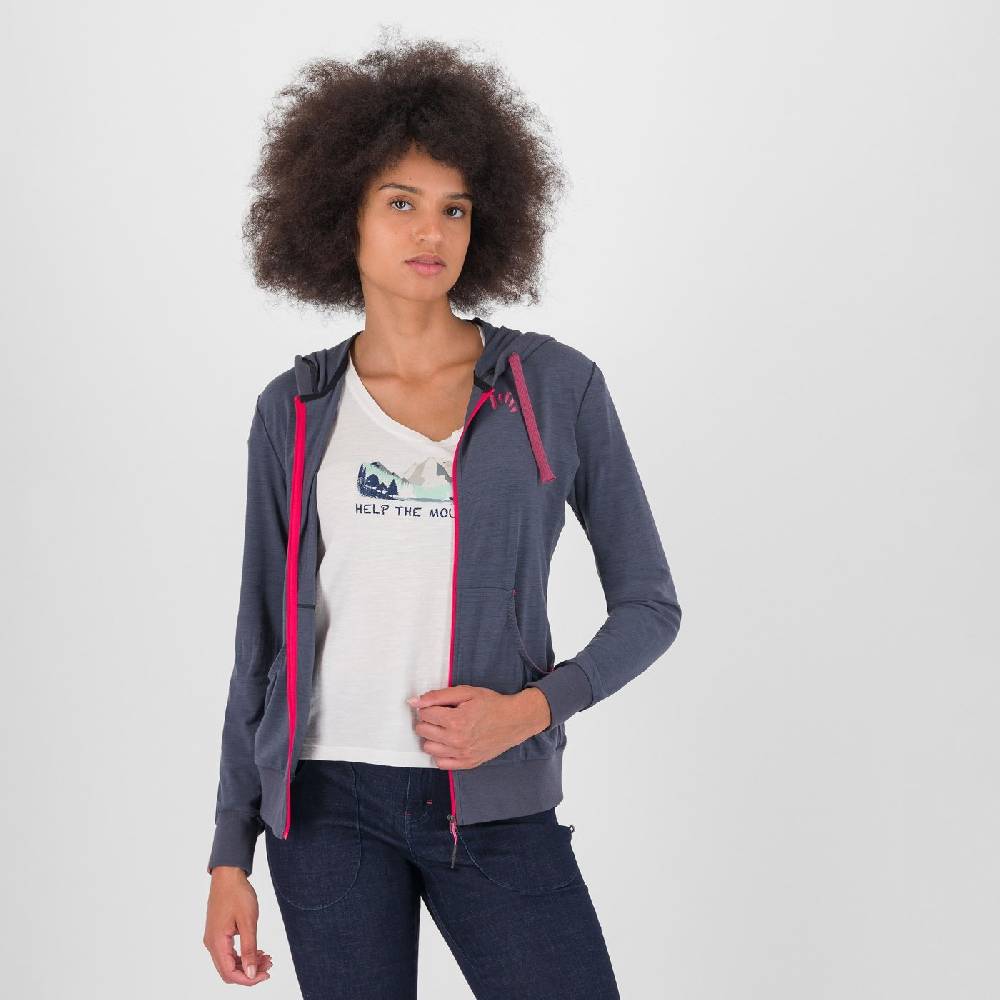 Karpos COPPOLO MERINO W FULL ZIP HOODIE Sottocosto