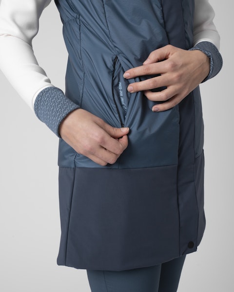 Lamunt ELENA GILET LUNGO IN CASHMERE Offerte