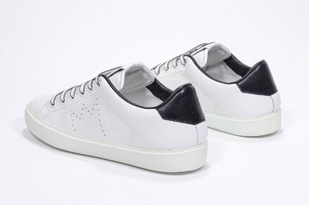 Leather Crown LC06 | Bianche & Nere - Basse - Donna Soddisfazione Garantita