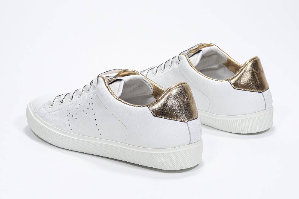 Leather Crown LC06 | Oro & Bianche - Basse - Donna Shopping Online
