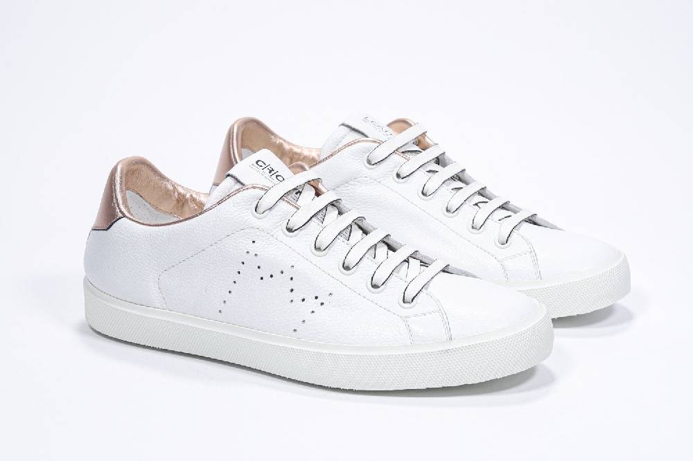 Leather Crown LC06 | Rame & Bianche - Basse - Donna Affare Del Giorno