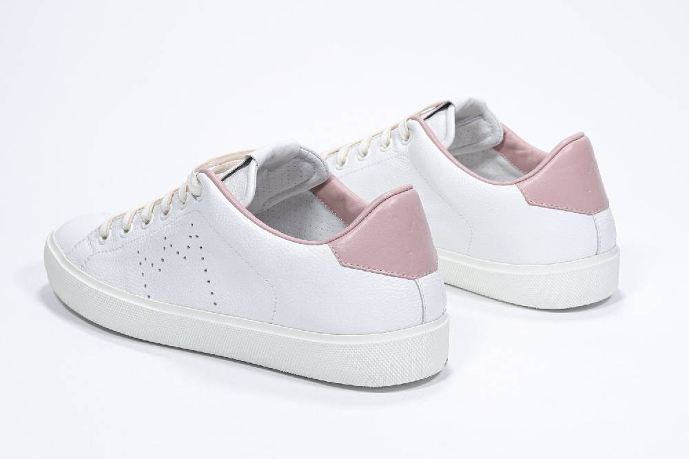 Leather Crown LC06 | Rosa & Bianche - Basse - Donna Sottocosto