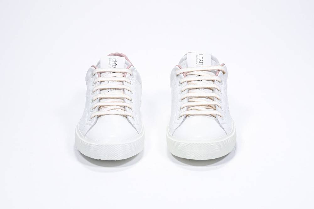 Leather Crown LC06 | Rosa & Bianche - Basse - Donna Sottocosto
