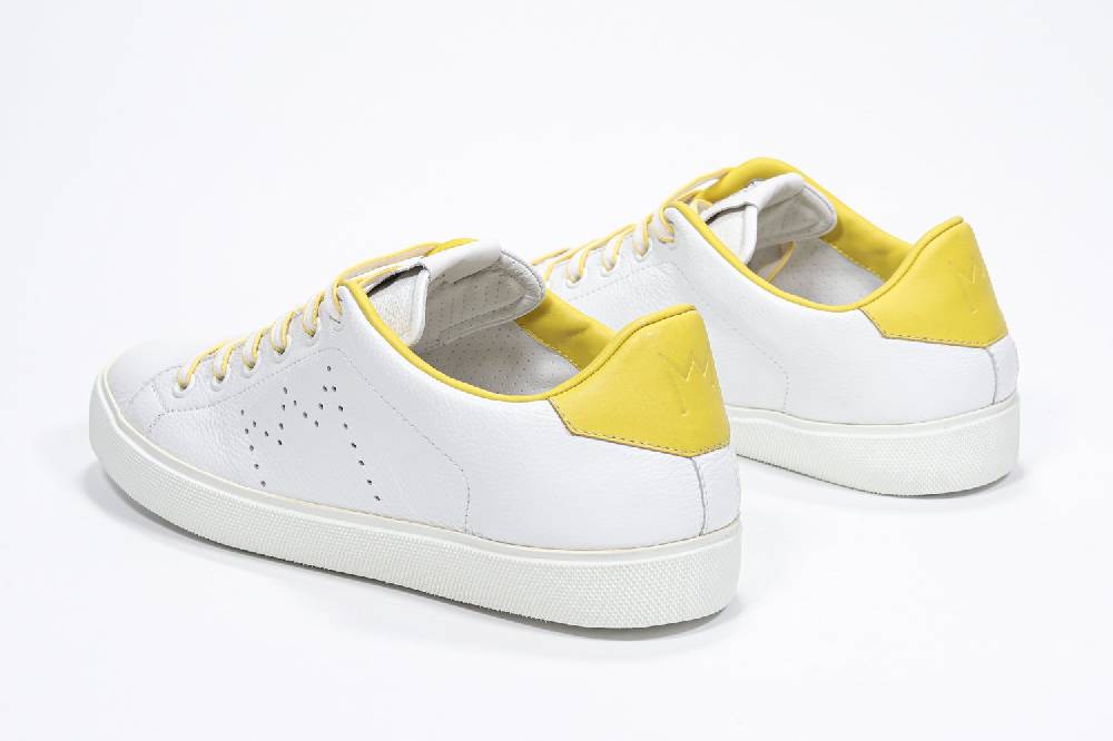 Leather Crown LC06 | Gialle & Bianche - Basse - Donna Convenienza