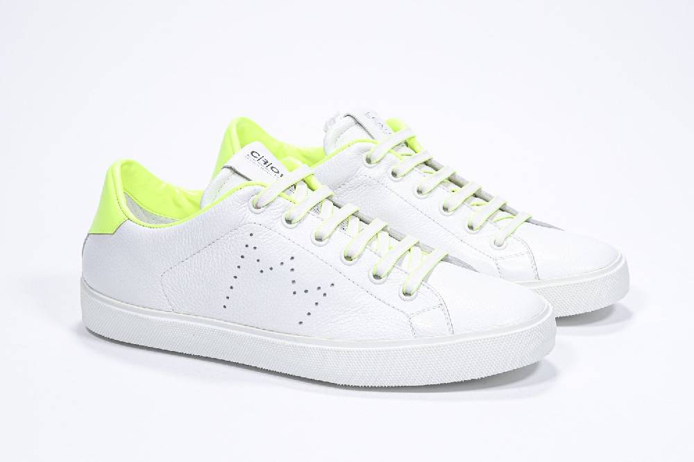 Leather Crown LC06 | Neon & Bianche - Basse - Donna Presa