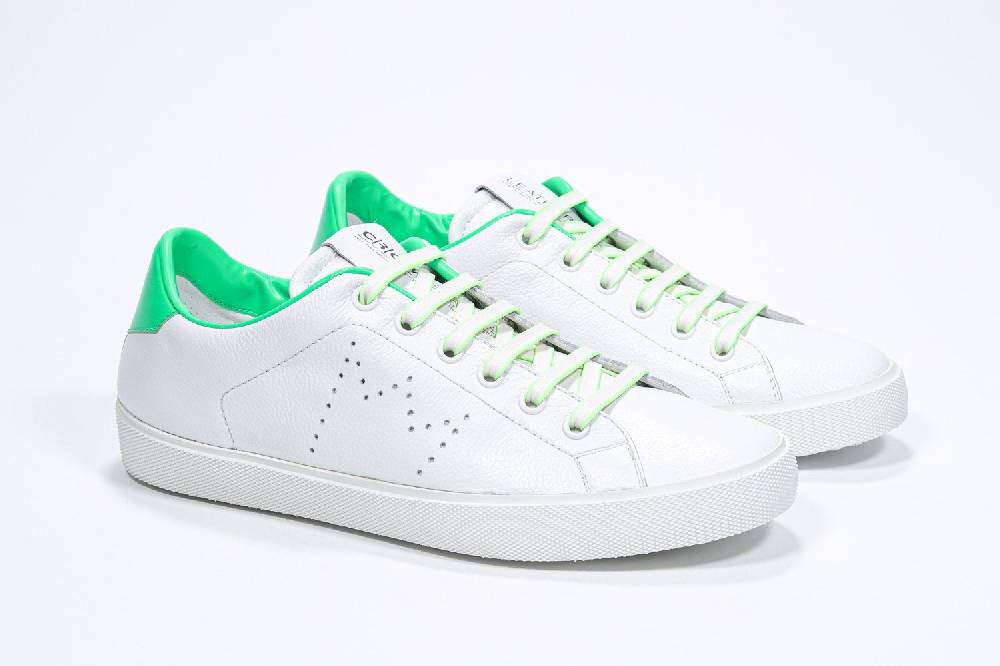 Leather Crown LC06 | Fluo & Bianche - Basse - Donna Offerta