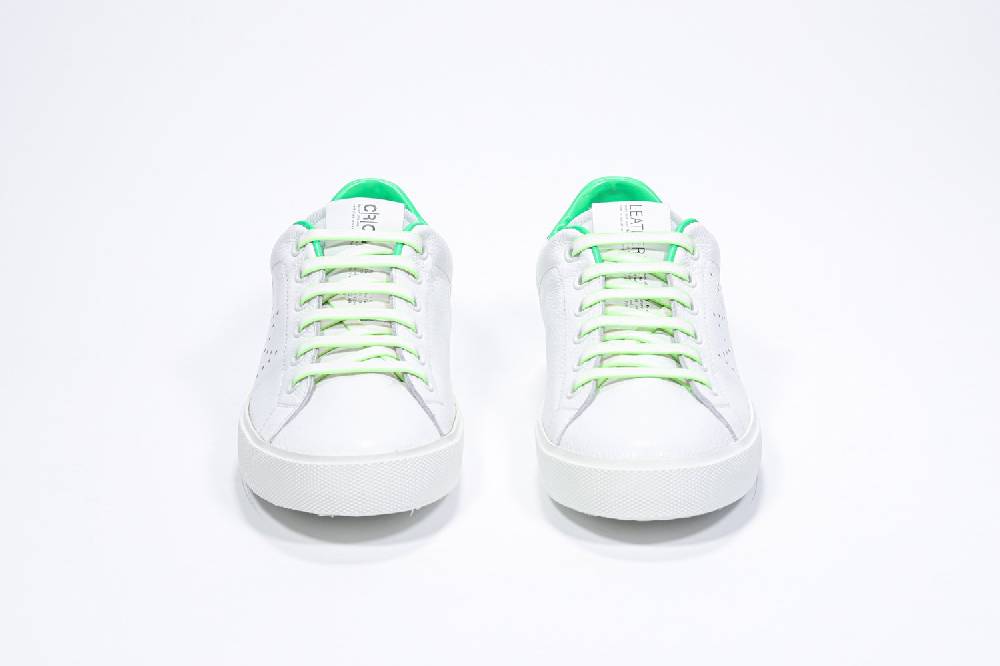 Leather Crown LC06 | Fluo & Bianche - Basse - Donna Offerta