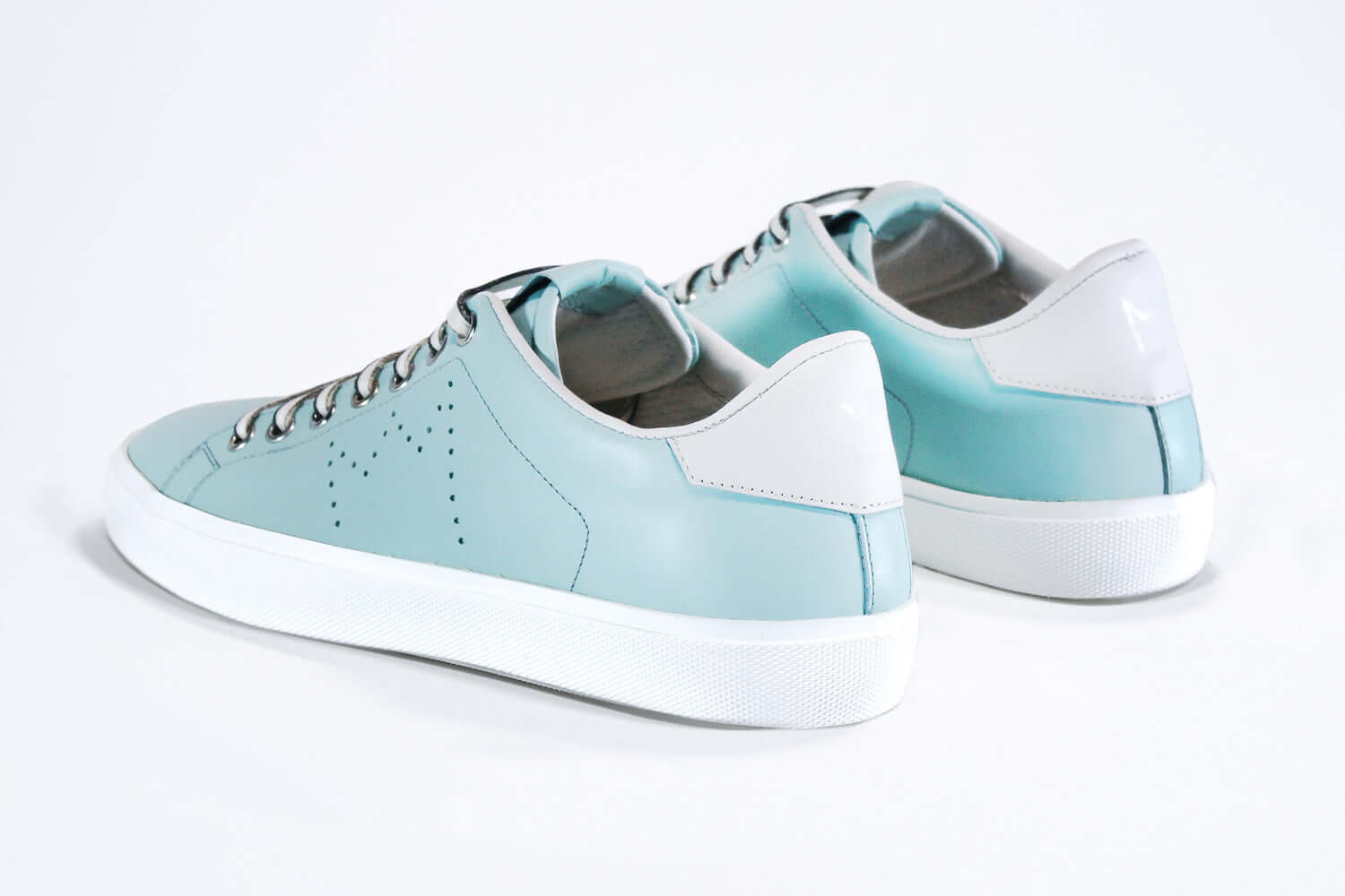 Leather Crown LC06 | Sky & White - BASSE - Donna Economico