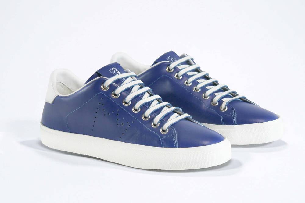 Leather Crown LC06 | Denim e bianco - BASSE - Donna Online