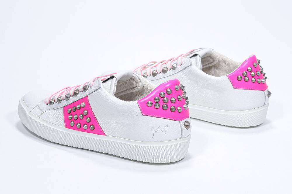 Leather Crown STUDLIGHT | Rosa e bianco - BASSE - Donna In Vendita