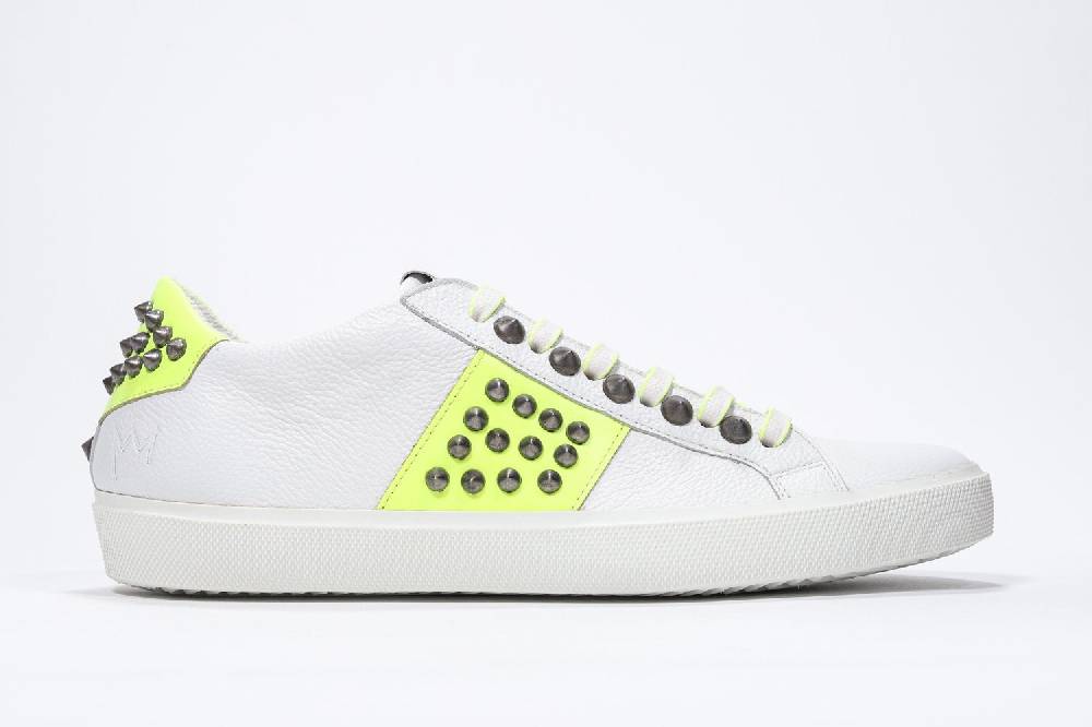 Leather Crown STUDLIGHT | Giallo neon - BASSE - Donna Hotsell