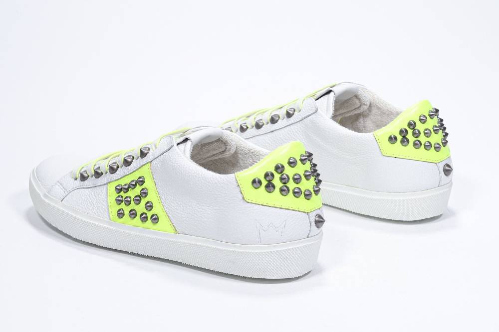 Leather Crown STUDLIGHT | Giallo neon - BASSE - Donna Hotsell