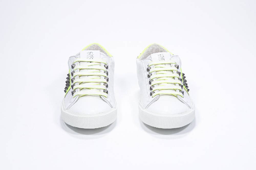 Leather Crown STUDLIGHT | Giallo neon - BASSE - Donna Hotsell