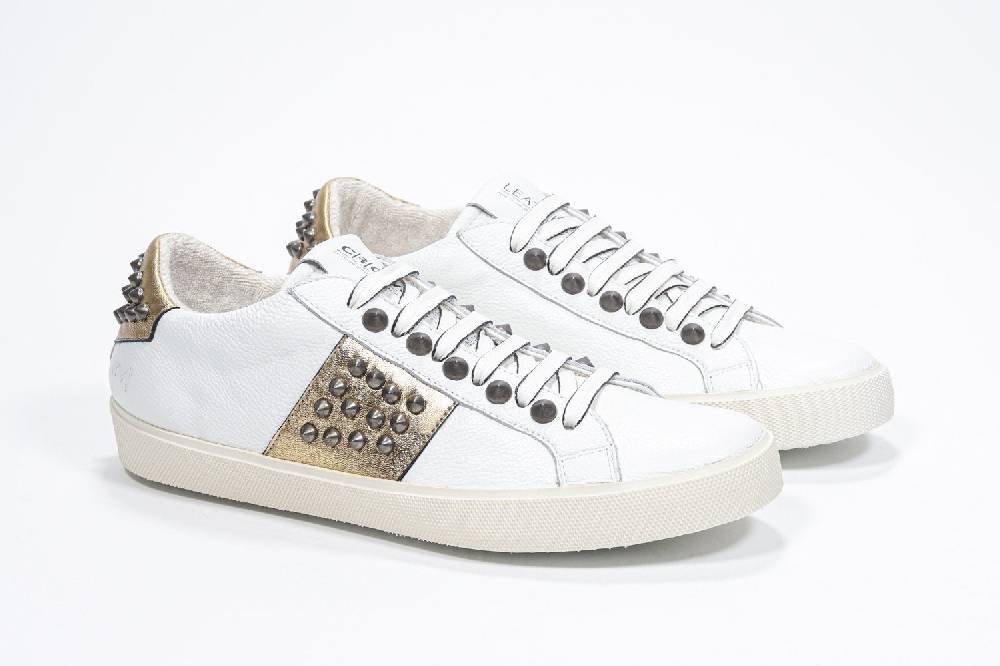 Leather Crown STUDLIGHT | Oro e bianco - BASSE - Donna I Più Venduti