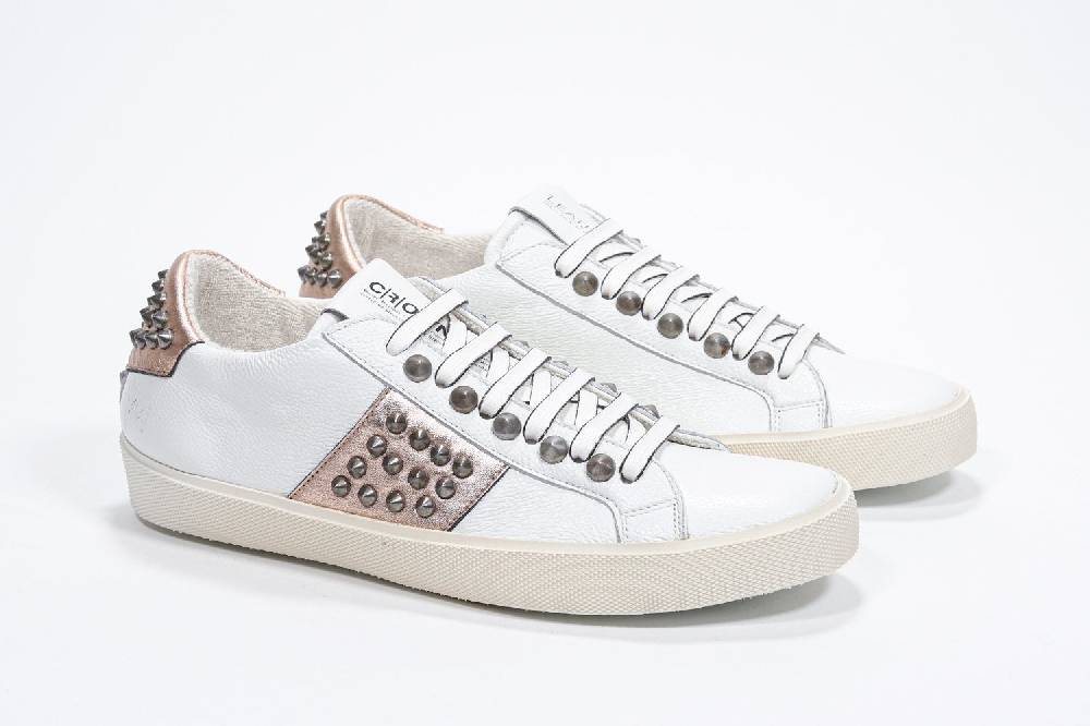 Leather Crown STUDLIGHT | Rosa e bianco - BASSE - Donna Negozio