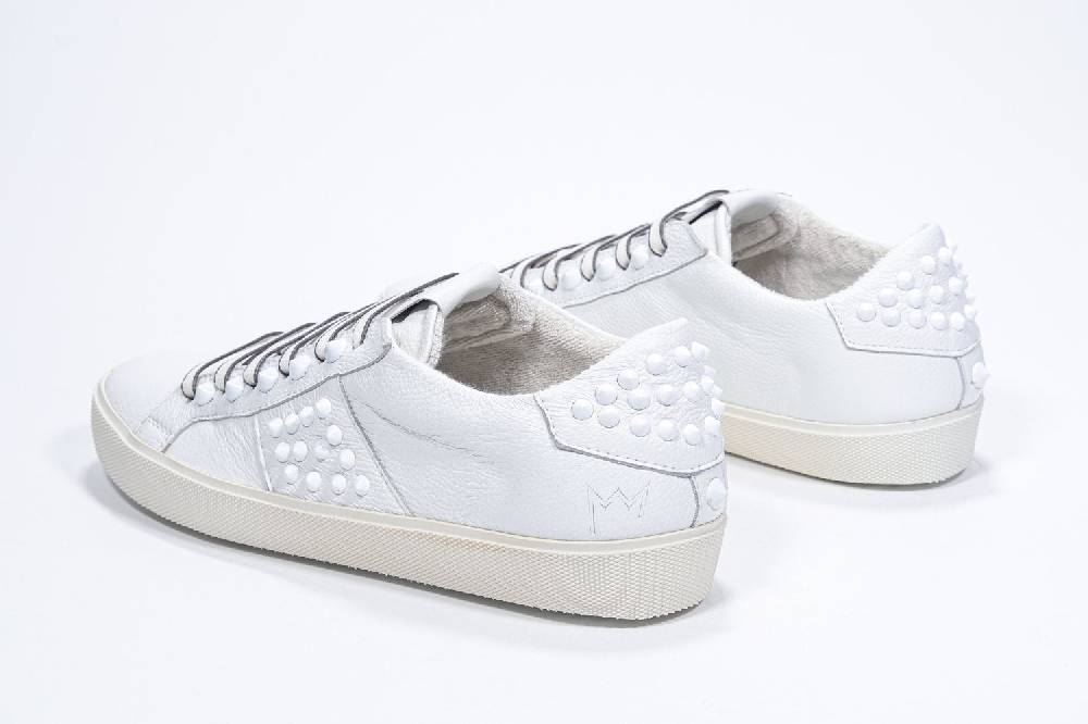 Leather Crown STUDLIGHT | Tutto bianco - BASSE - Donna In Saldo