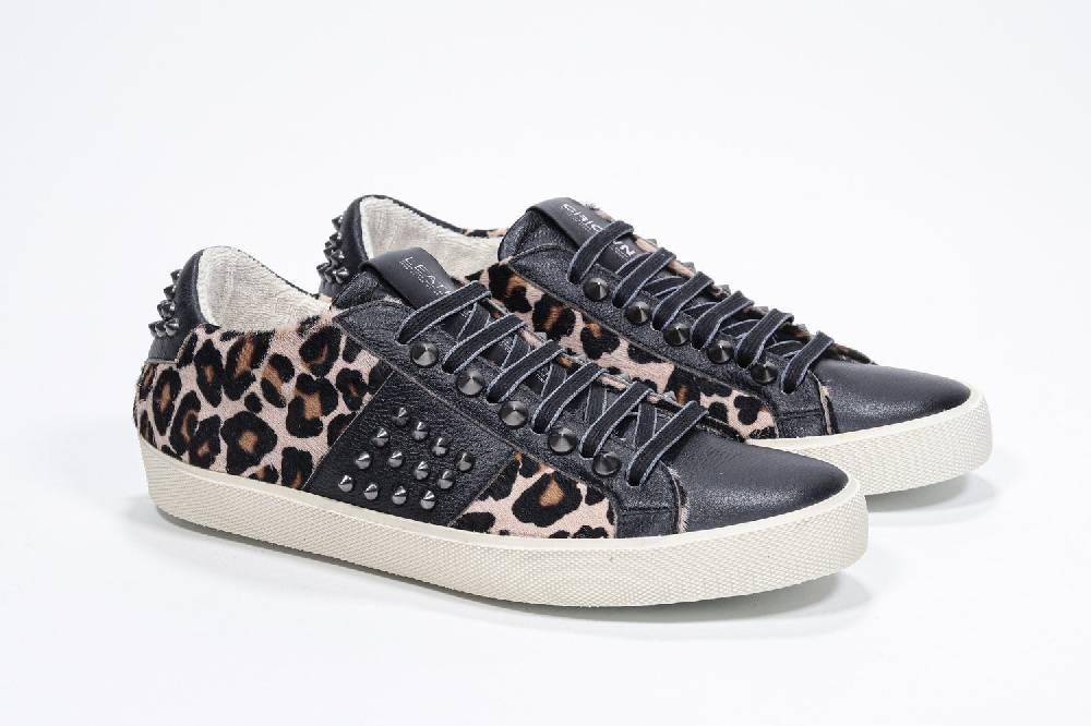 Leather Crown STUDLIGHT | Leo & Black - BASSE - Donna Spedizione Gratuita