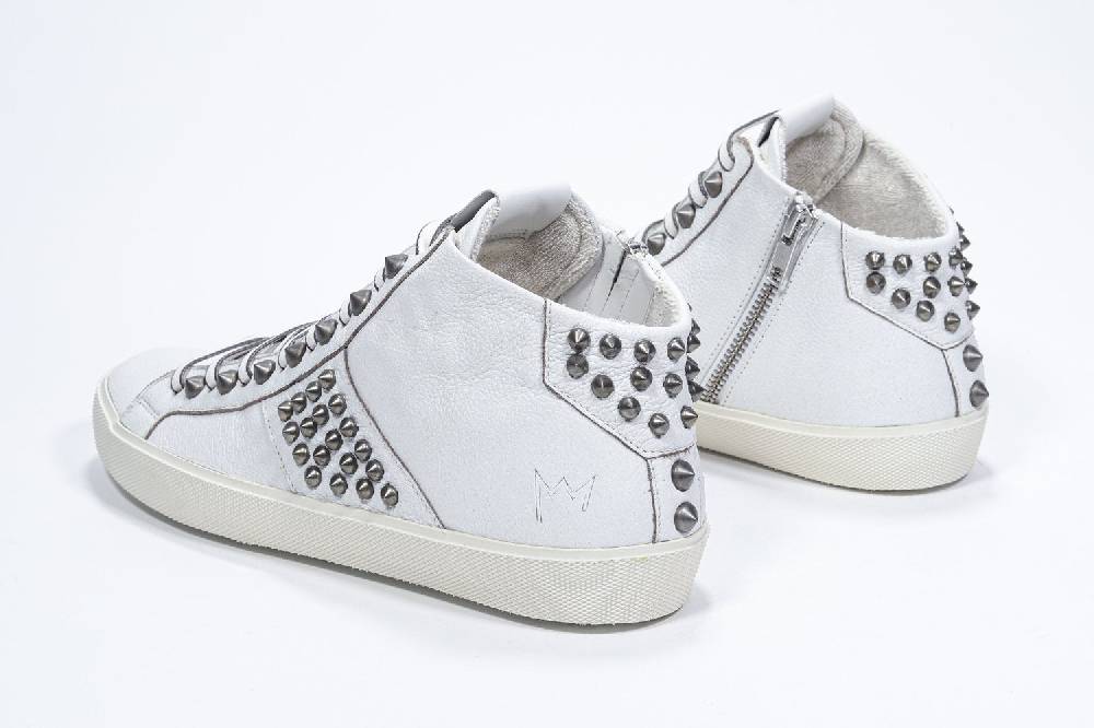 Leather Crown STUDBORN | Vintage Bianche - Alte - Donna Soddisfazione Garantita