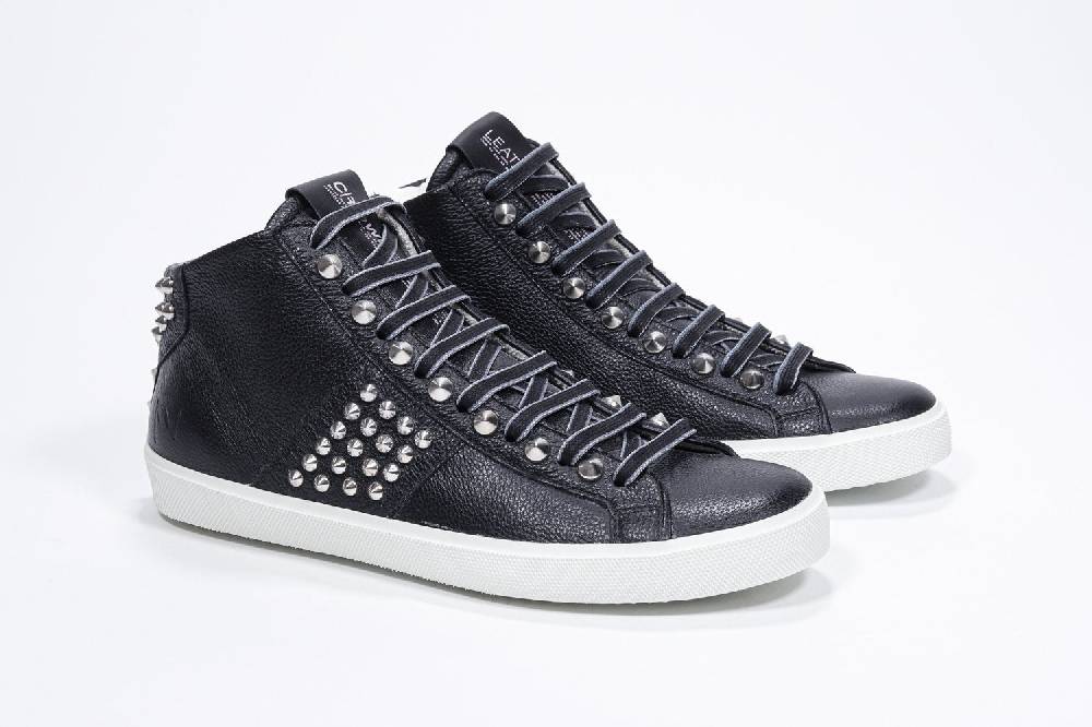 Leather Crown STUDBORN | Nere - Alte - Donna Acquista Ora
