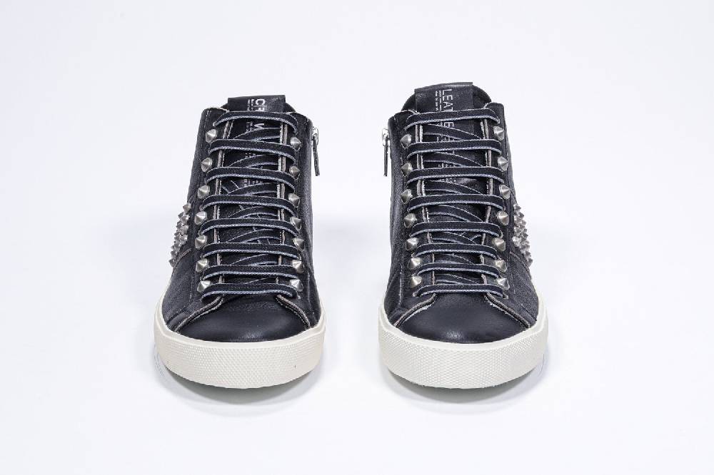 Leather Crown STUDBORN | Vintage Nere - Alte - Donna Consegna Veloce