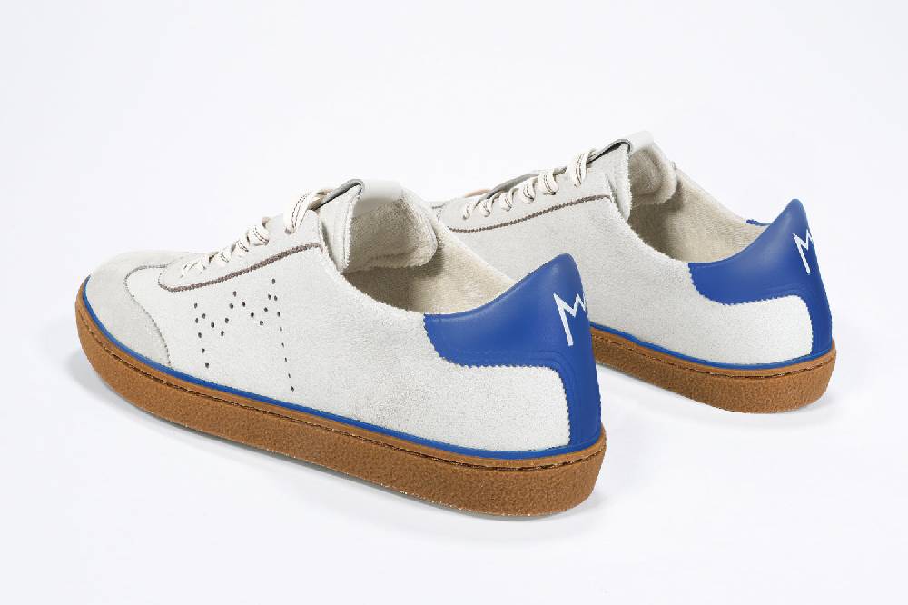 Leather Crown MODEL T | Retro Blue - BASSE - Uomo Prezzo Ridotto