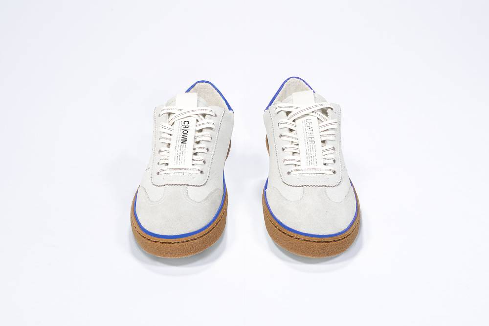 Leather Crown MODEL T | Retro Blue - BASSE - Uomo Prezzo Ridotto