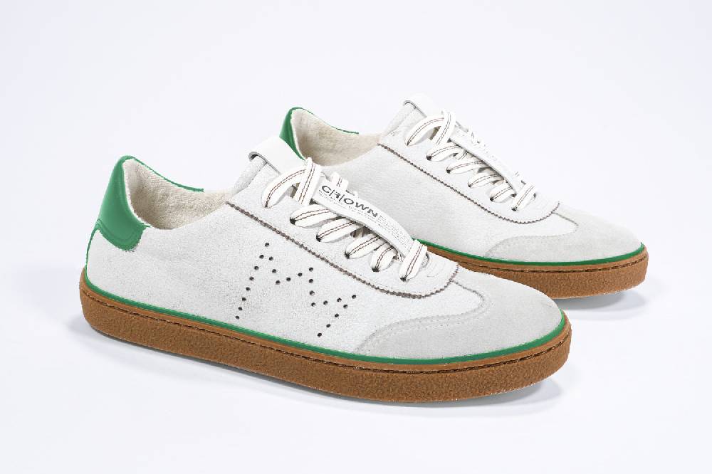 Leather Crown MODEL T | Retro Green - BASSE - Uomo Sottocosto