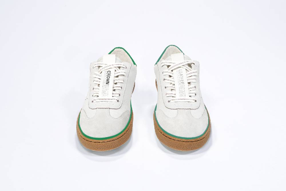Leather Crown MODEL T | Retro Green - BASSE - Uomo Sottocosto