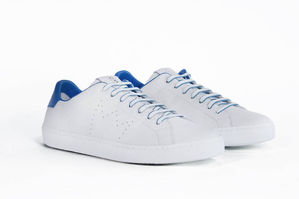 Leather Crown LC06 | Blu & Bianche - Basse - Uomo Convenienza