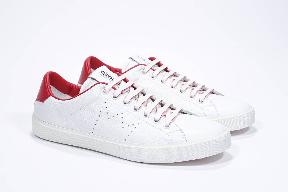 Leather Crown LC06 | Rosse & Bianche - Basse - Uomo Novità
