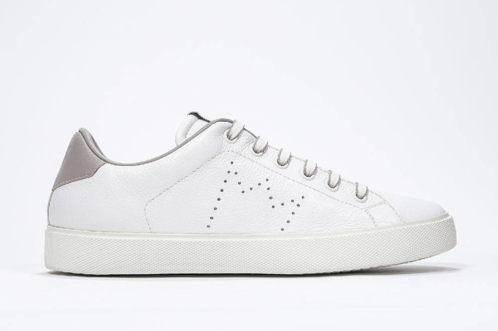 Leather Crown LC06 | Beige & Bianche - Basse - Uomo Economico