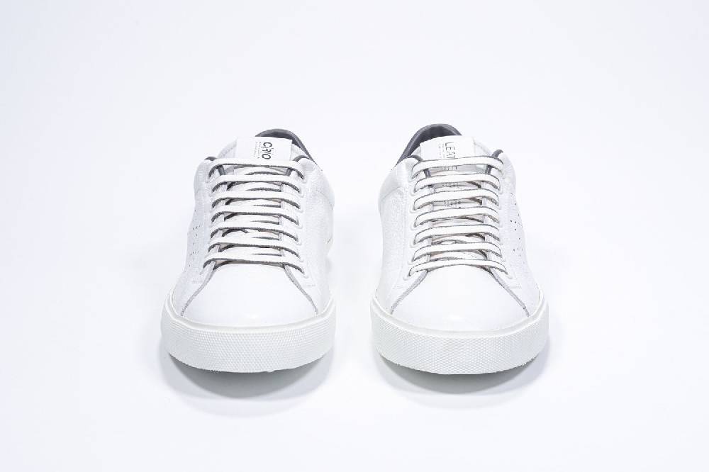 Leather Crown LC06 | Grigio & Bianche - Basse - Uomo Online