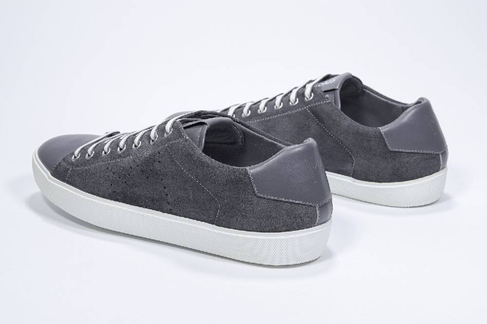 Leather Crown PURE | Grigio scuro - Basse - Uomo Negozio