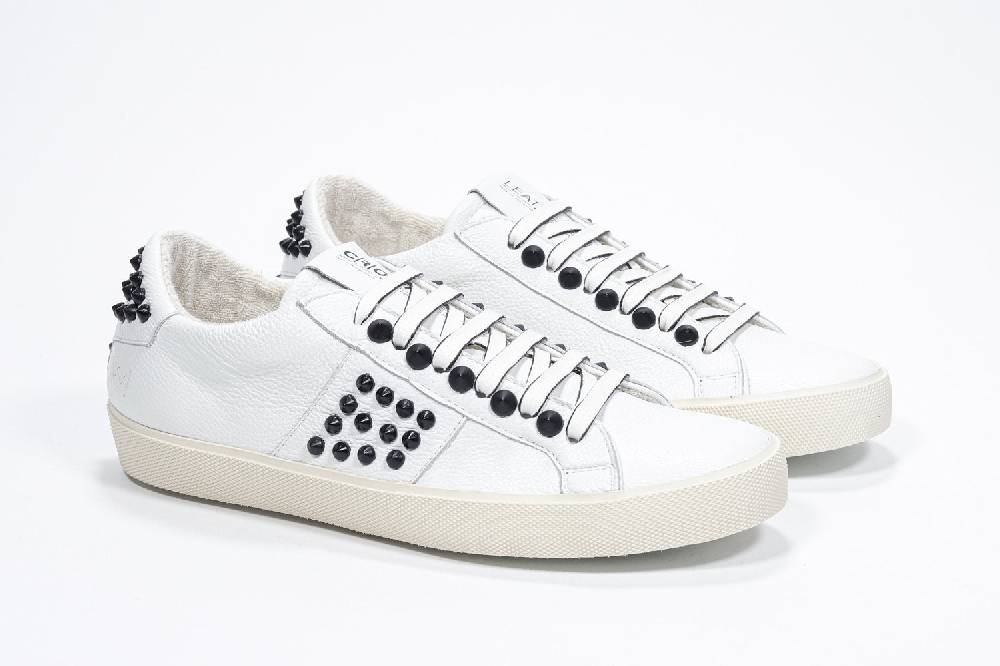 Leather Crown STUDLIGHT | Bianco - BASSE - Uomo Moda