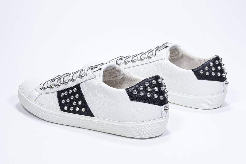 Leather Crown STUDLIGHT | Bianco e nero - BASSE - Uomo Italia