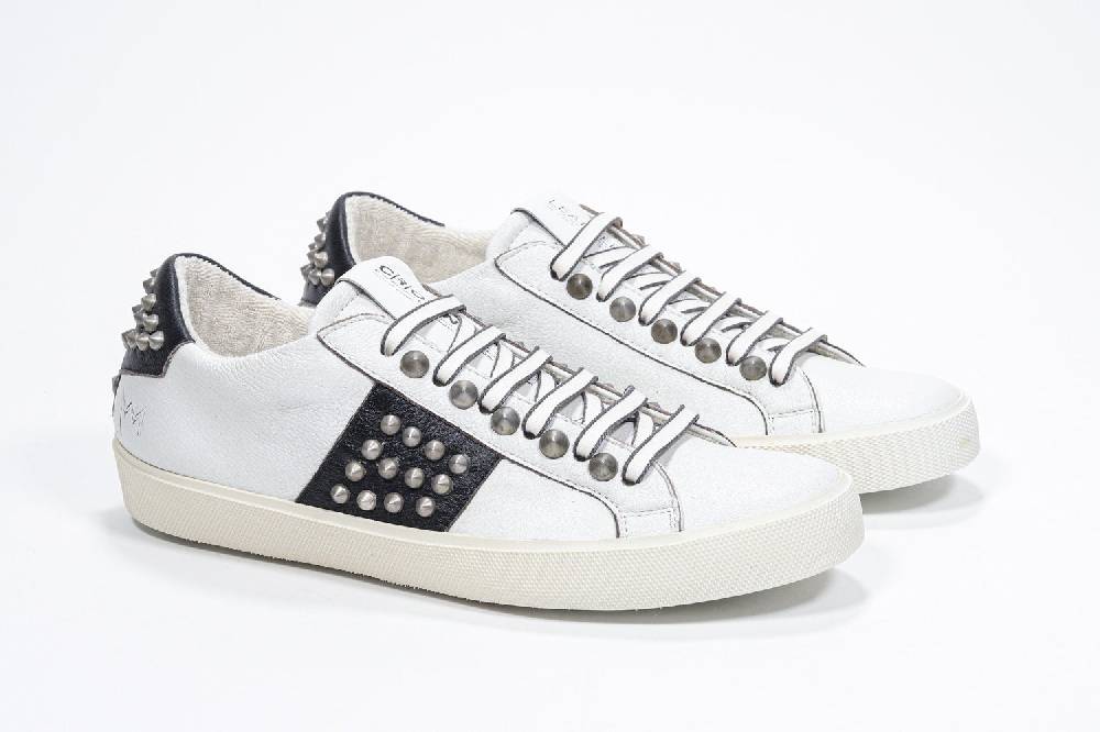 Leather Crown STUDLIGHT | Bianco e nero - BASSE - Uomo 2025
