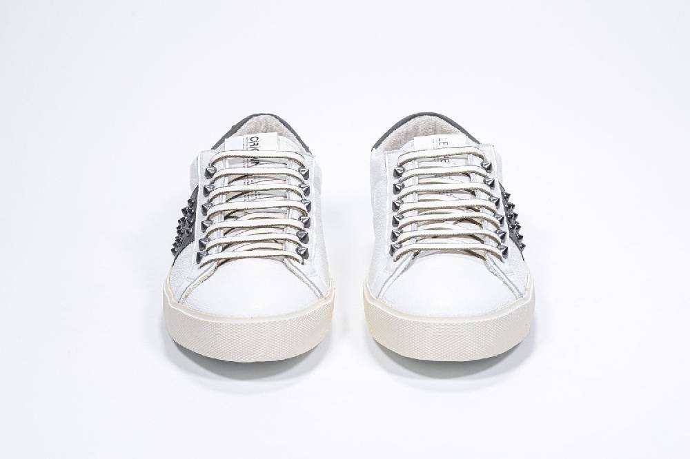 Leather Crown STUDLIGHT | Bianco e verde - BASSE - Uomo In Linea