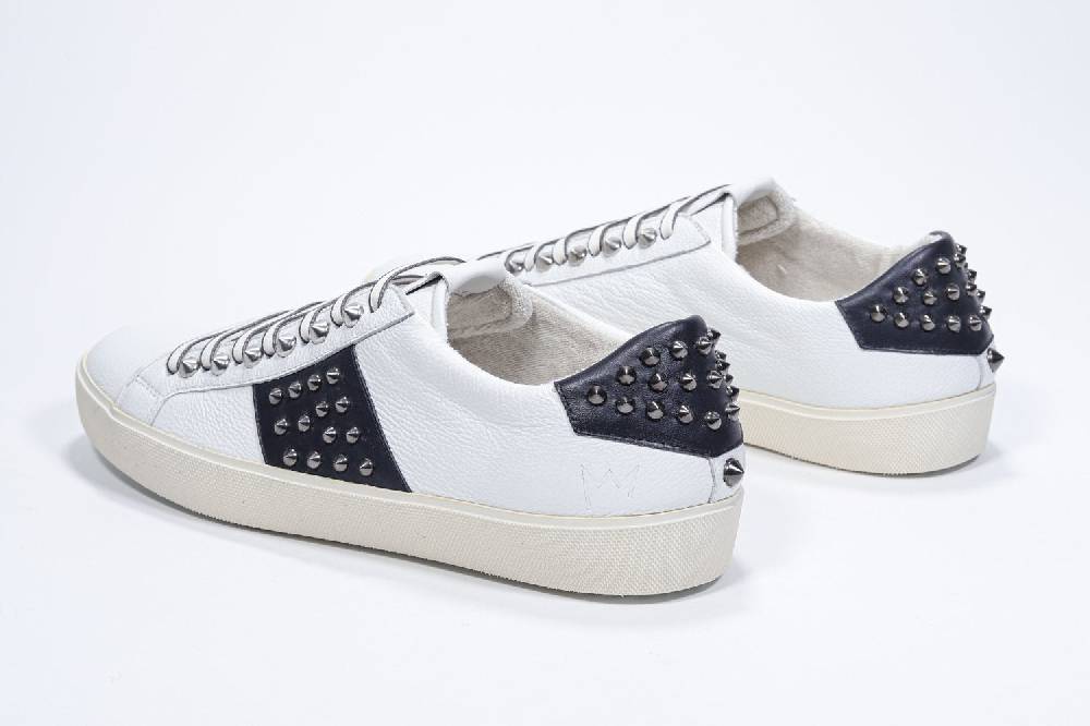 Leather Crown STUDLIGHT | Bianco e Marina - BASSE - Uomo Nuovo
