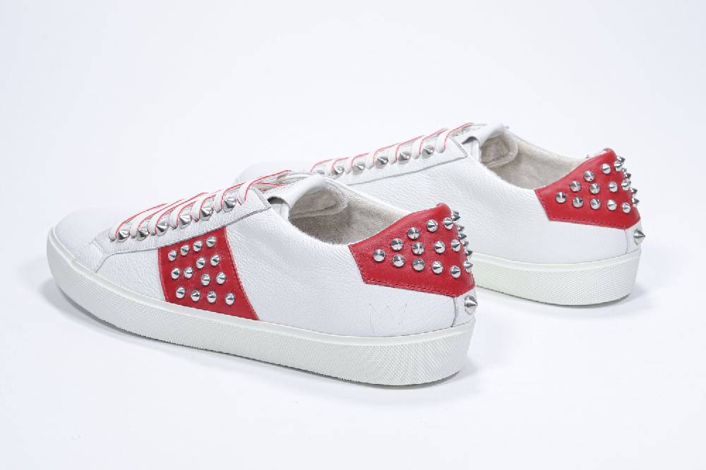Leather Crown STUDLIGHT | Rosso e bianco - BASSE - Uomo Qualità