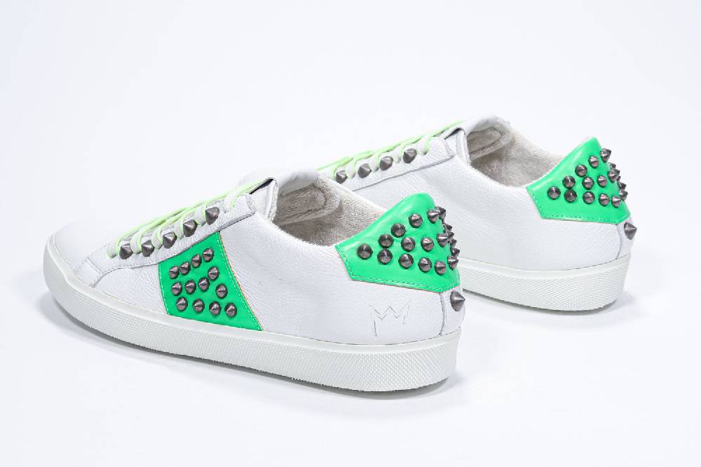 Leather Crown STUDLIGHT | Verde neon - BASSE - Uomo Spedizione Gratuita