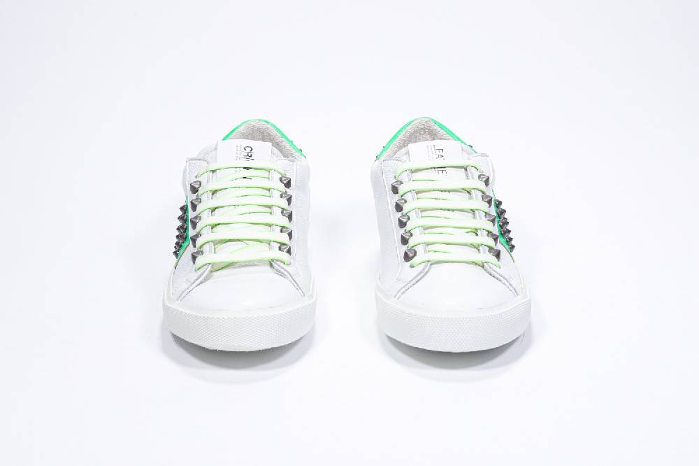 Leather Crown STUDLIGHT | Verde neon - BASSE - Uomo Spedizione Gratuita