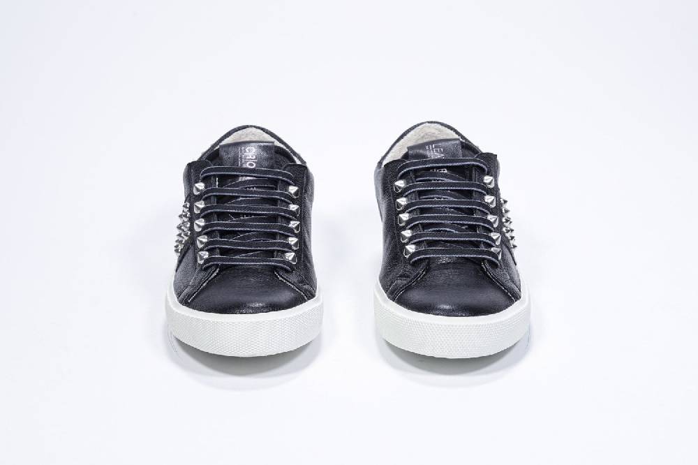 Leather Crown STUDLIGHT | Nero - BASSE - Uomo Soddisfazione Garantita