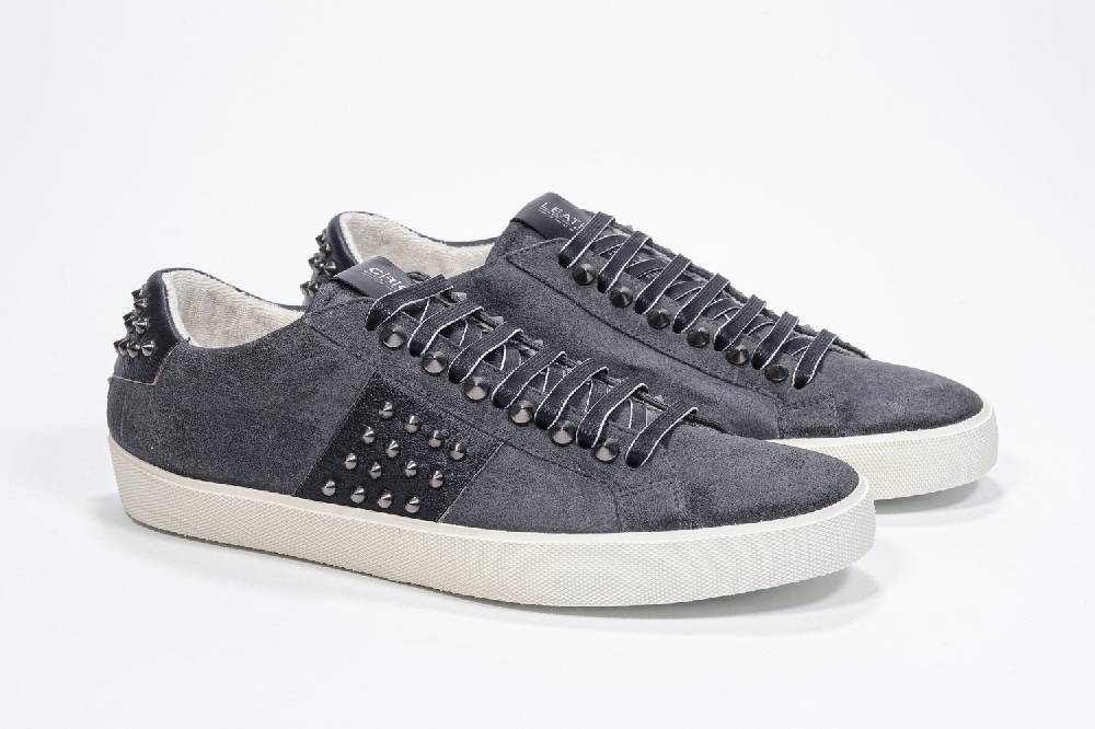 Leather Crown STUDLIGHT | Grigio - BASSE - Uomo Negozi Online