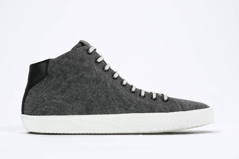 Leather Crown EARTH | Demin nero - Mid Top - Uomo Prezzo Ridotto