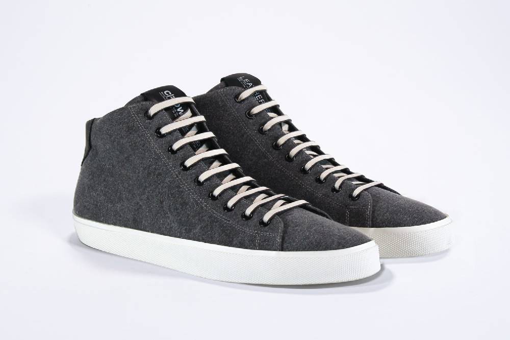 Leather Crown EARTH | Demin nero - Mid Top - Uomo Prezzo Ridotto