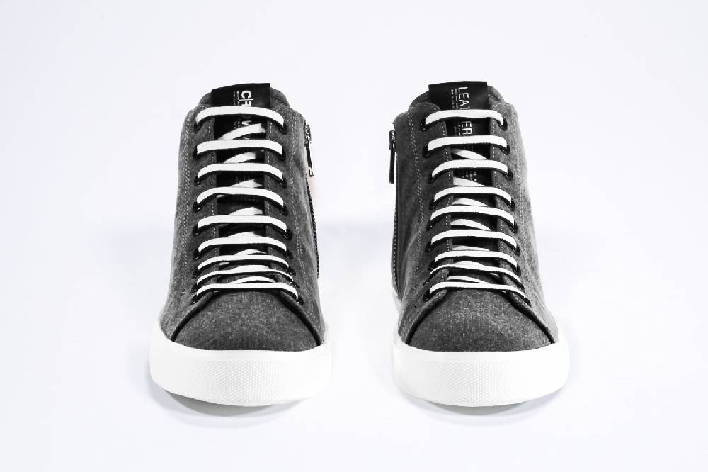 Leather Crown EARTH | Demin nero - Mid Top - Uomo Prezzo Ridotto