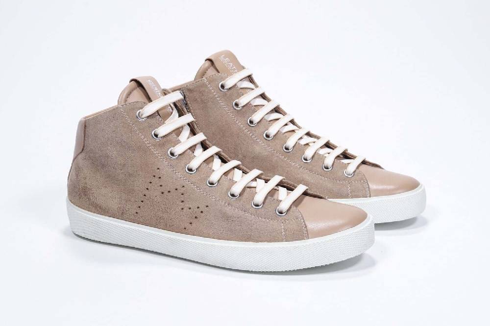 Leather Crown EARTH | Cuoio - Mid Top - Uomo Convenienza
