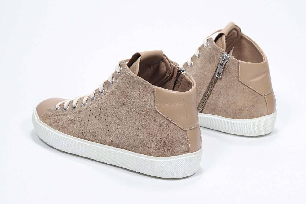 Leather Crown EARTH | Cuoio - Mid Top - Uomo Convenienza