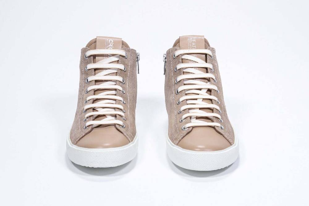 Leather Crown EARTH | Cuoio - Mid Top - Uomo Convenienza