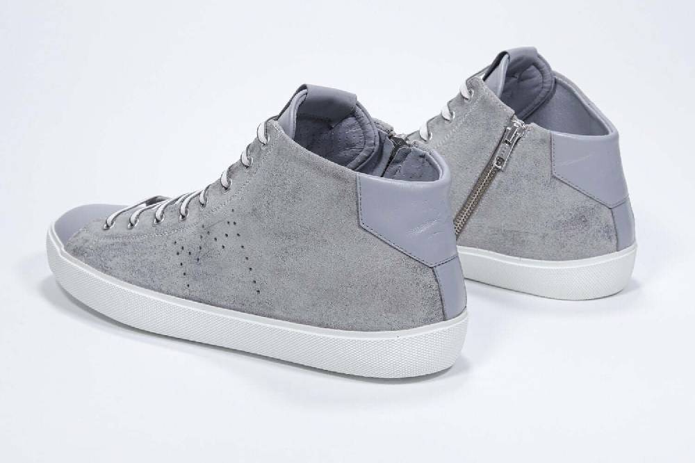 Leather Crown EARTH | Grigio Chiaro - Alte - Uomo Novità